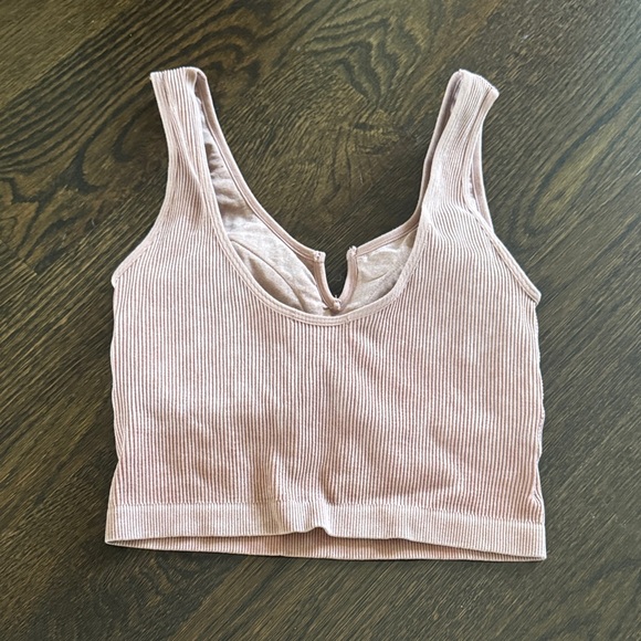 Altar'd State Blush Ribbed Tank Top - Picture 2 of 3